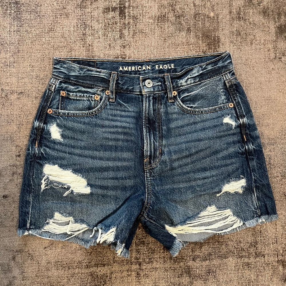American Eagle Distressed Denim Shorts - size 4